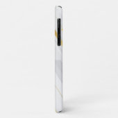 Golden- en grijze strepen Case-Mate iPhone case (Achterkant/links)