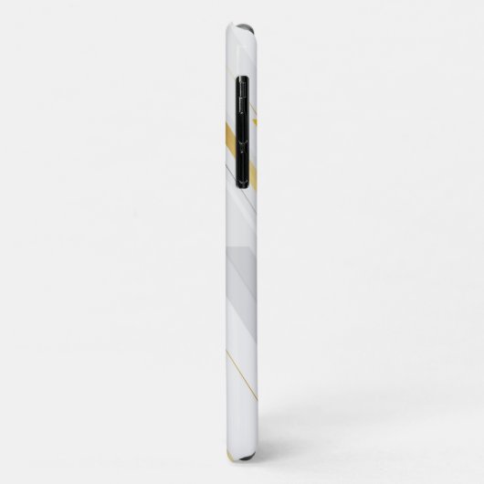 Golden- en grijze strepen Case-Mate iPhone case (Achterkant/links)