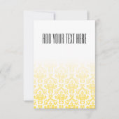 Golden en White Damask Pattern (Voorkant)