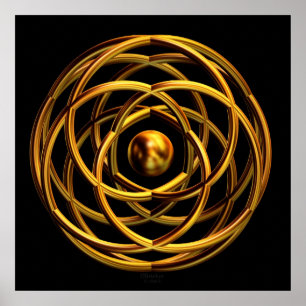 "Golden Entwin Desires" Poster