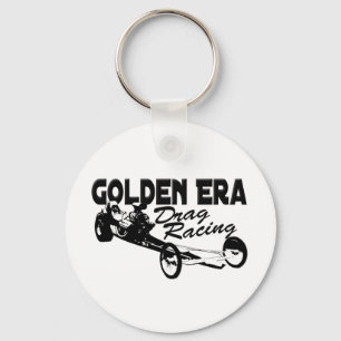 Golden Era Drag Racing Slingshot Dragster Sleutelhanger