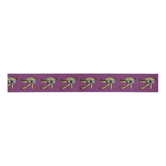 Golden Eye of Horus Grosgrain Lint (Voorkant)