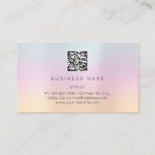 Golden Eyelash Brows Microblade QRCODE Logo Visitekaartje (Achterkant)