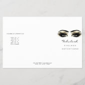 Golden Eyes Makeup White Lashes DL 3 Flyer (Voorkant)