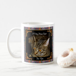 Golden Eyes Psychedelic Paisley Koffiemok