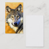 Golden Eyes (Wolf) Visitekaartjes (Voorkant / Achterkant)