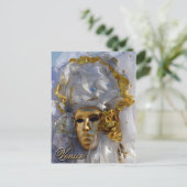 Golden Face Briefkaart (Staand voorkant)