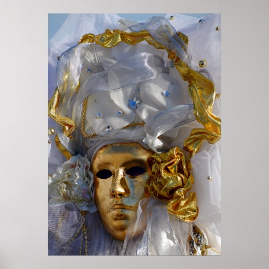 Golden Face Poster (Voorkant)