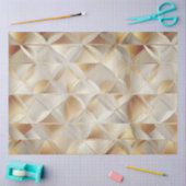 Golden Facets Tissue Wrapping Paper Tissuepapier (Craft)
