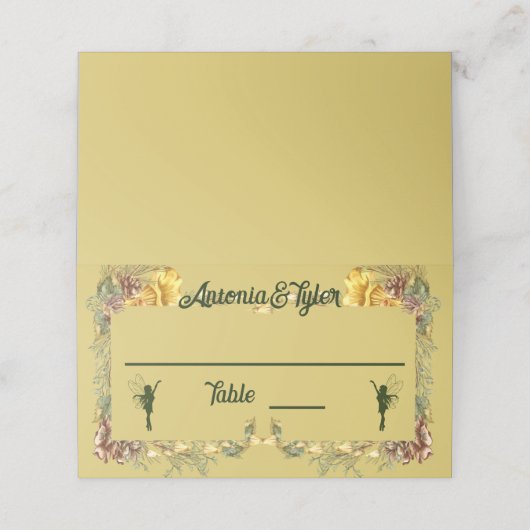 Golden Fairies Forest Wedding (Buitenkant ongevouwen)