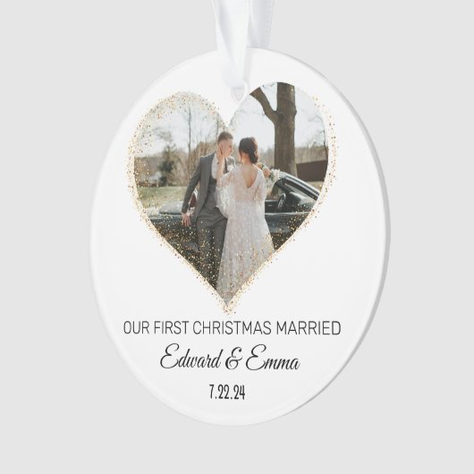 Golden Faux Parties scintillant Custom First Chris (devant)