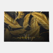 Golden Feathers Deurmat (Voorkant)