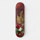 Golden Feathers en Rozen Dd Brand Skateboard (Voorkant)