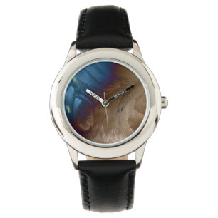 Golden Feathers Horloge