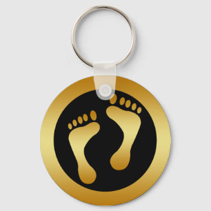 GOLDEN FEET SLEUTELHANGER
