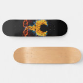 Golden Fenix Lightning wings Skateboard (Horizontaal)