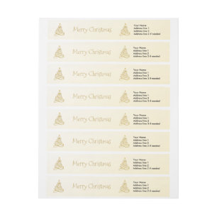Golden Filigree kerstboom — Terugkeeradres