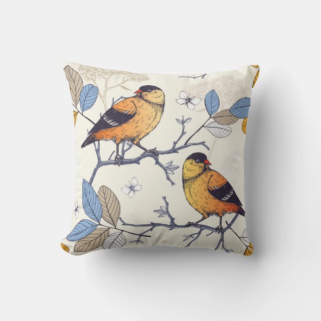 Golden Finch Kussen (Voorkant)