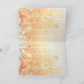 Golden Fire Raven Face Kaart (Binnen)