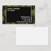 Golden Fireworks Style Seven Line Custom Visitekaartje (Voorkant / Achterkant)