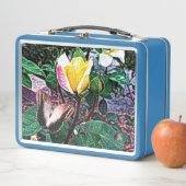 Golden Flame Metal Lunchbox (In situ)