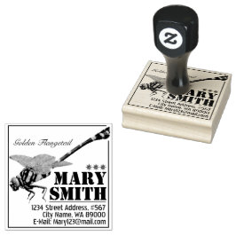 Golden Flangetail Rubberstempel