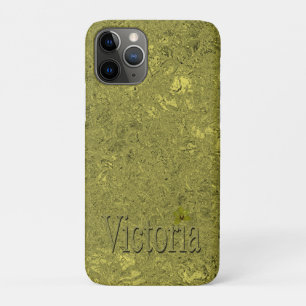 Golden Flecks Victoria Naam Design, iPhone 11 Pro Hoesje