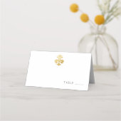 Golden Fleur de Lis Damask Pattern (Voorkant)