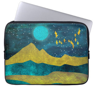 Golden Flock Laptop Sleeve