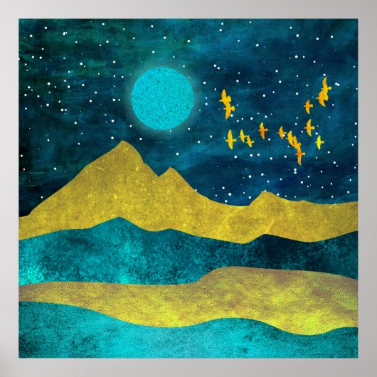 Golden Flock Poster (Voorkant)