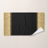 Golden Floral Damask (Serviette à main)