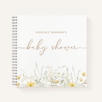 Golden Floral | Gastboek met gepersonaliseerde dou