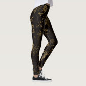 Golden floral leggings (Rechts)