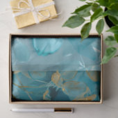 Golden Floral Whisper Tissue Paper Tissuepapier (Geschenk)