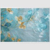 Golden Floral Whisper Tissue Paper Tissuepapier (Voorkant)