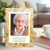 Golden Florals Celebration of Life Programme Programma