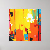 Golden Flow Canvas Afdruk (Voorkant)