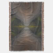 Golden Flow – Radial Color Blend Art Deken (Voorkant Verticaal)