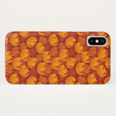 Golden Flower Pattern Case-Mate iPhone Case (Achterkant (horizontaal))