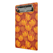 Golden Flower Pattern Mini Klembord (Angled2)