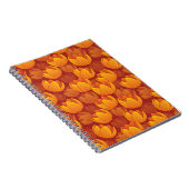 Golden Flower Pattern Notitieboek (Rechterzijde)