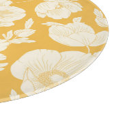 Golden Flower Pattern Snijplank (Hoek)