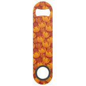 Golden Flower Pattern Speed Flessenopener (Achterkant)