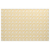 Golden Flower Pattern Stof (Yard (91,4 cm))
