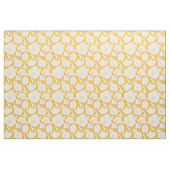 Golden Flower Pattern Stof (Fat Quarter)