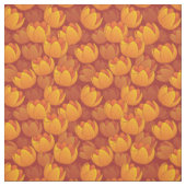 Golden Flower Pattern Stof (Swatch)