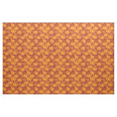 Golden Flower Pattern Stof (Fat Quarter)