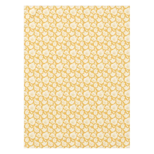 Golden Flower Pattern Tafelkleed (Voorkant)