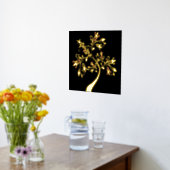 Golden Flowering Folie Afdrukken (Laag (Keuken))