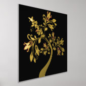 Golden Flowering Folie Afdrukken (Laagn)